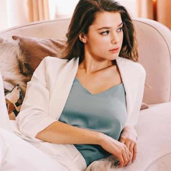 Top Cami ZOEY Sea Blue Cami - Picture 2 of 5